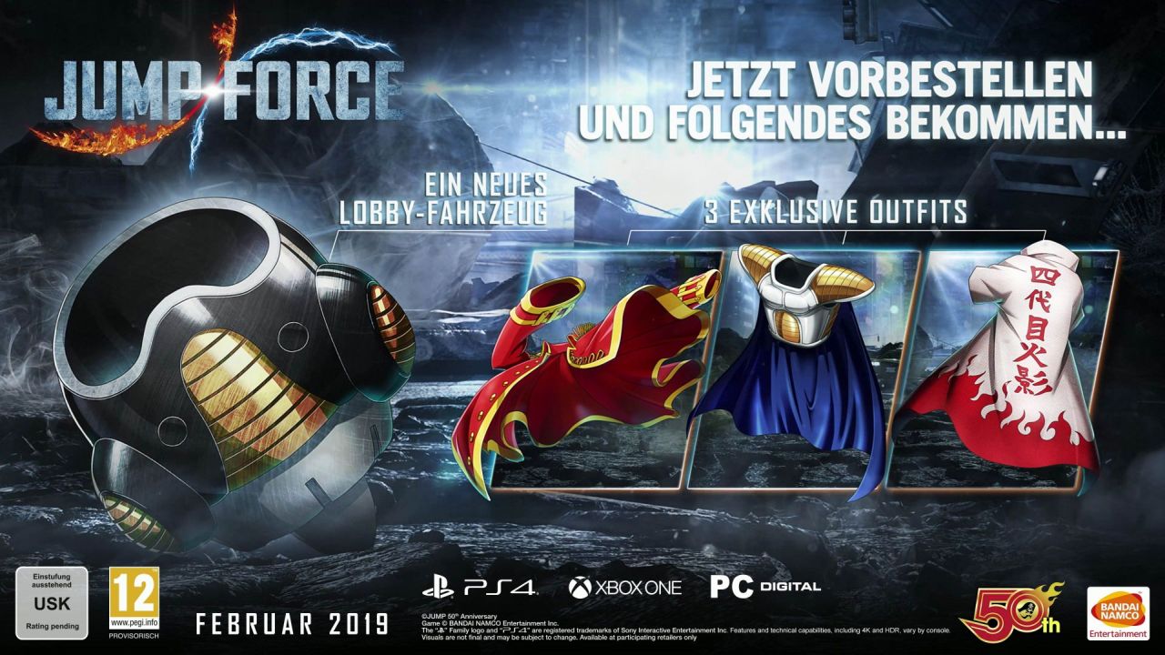 Jump Force Preorder Bonus