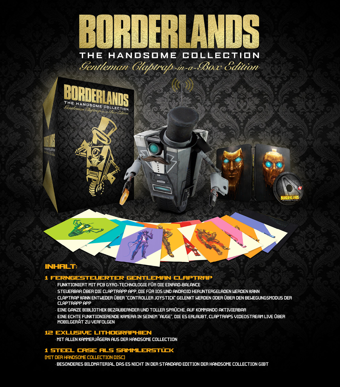 Borderlands the Handsome Collection Clappi in a Box