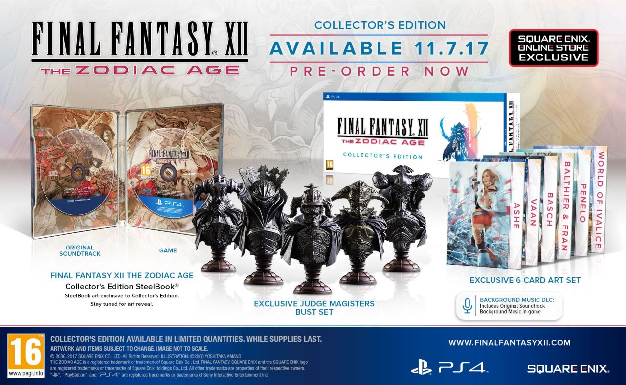 inal Fantasy XII The Zodiac Age collectors edition
