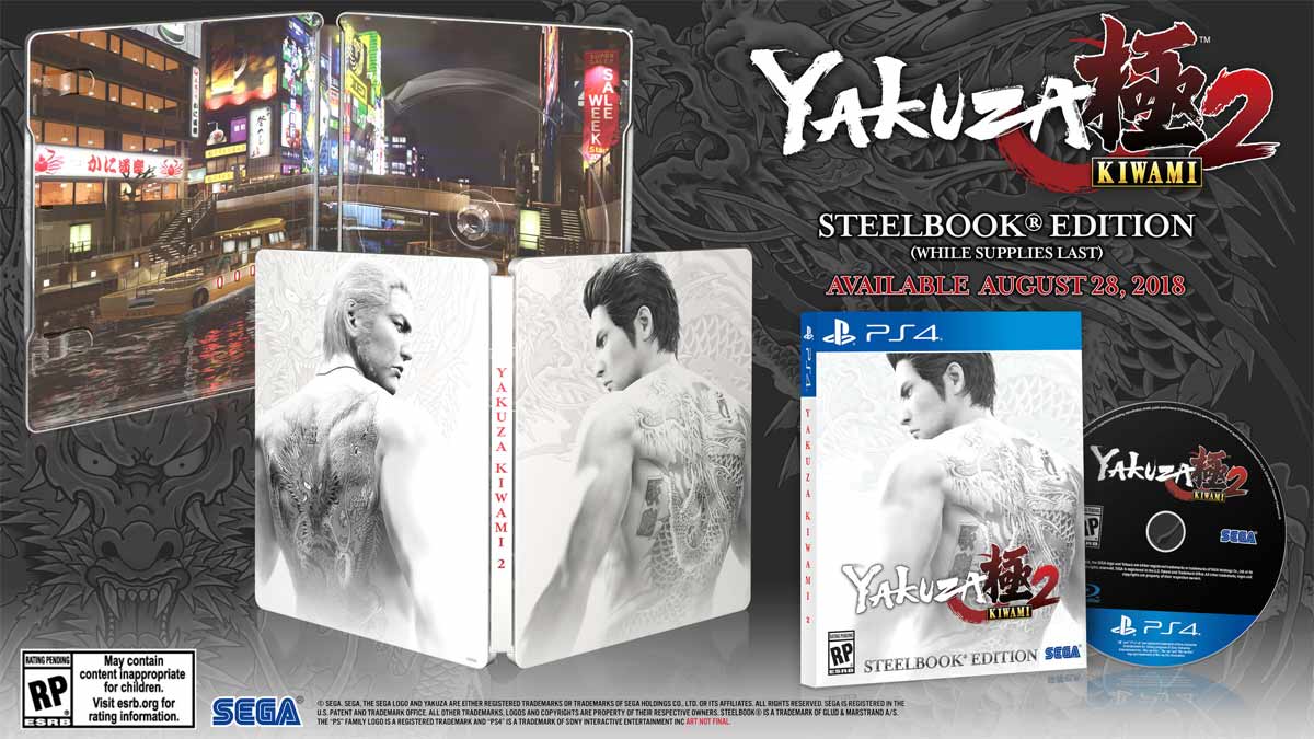 Yakuza Kiwami 2 Steelbook