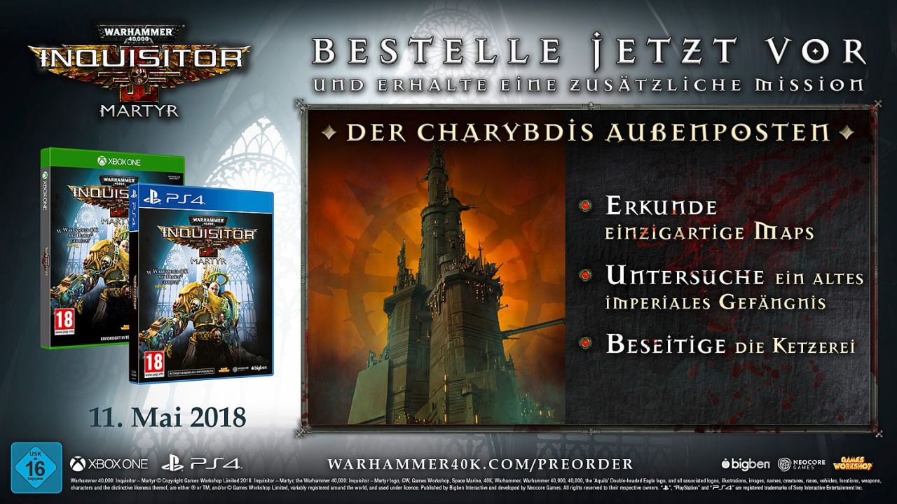 Warhammer 40.000: Inquisitor - Martyr Standard Edition