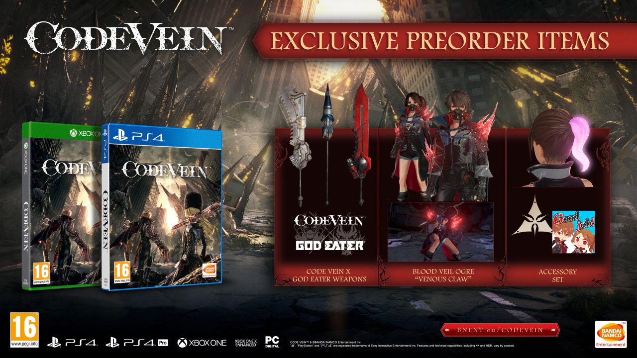 Code Vein Vorbestellerbonus