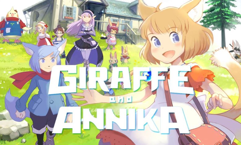 Giraffe and Annika