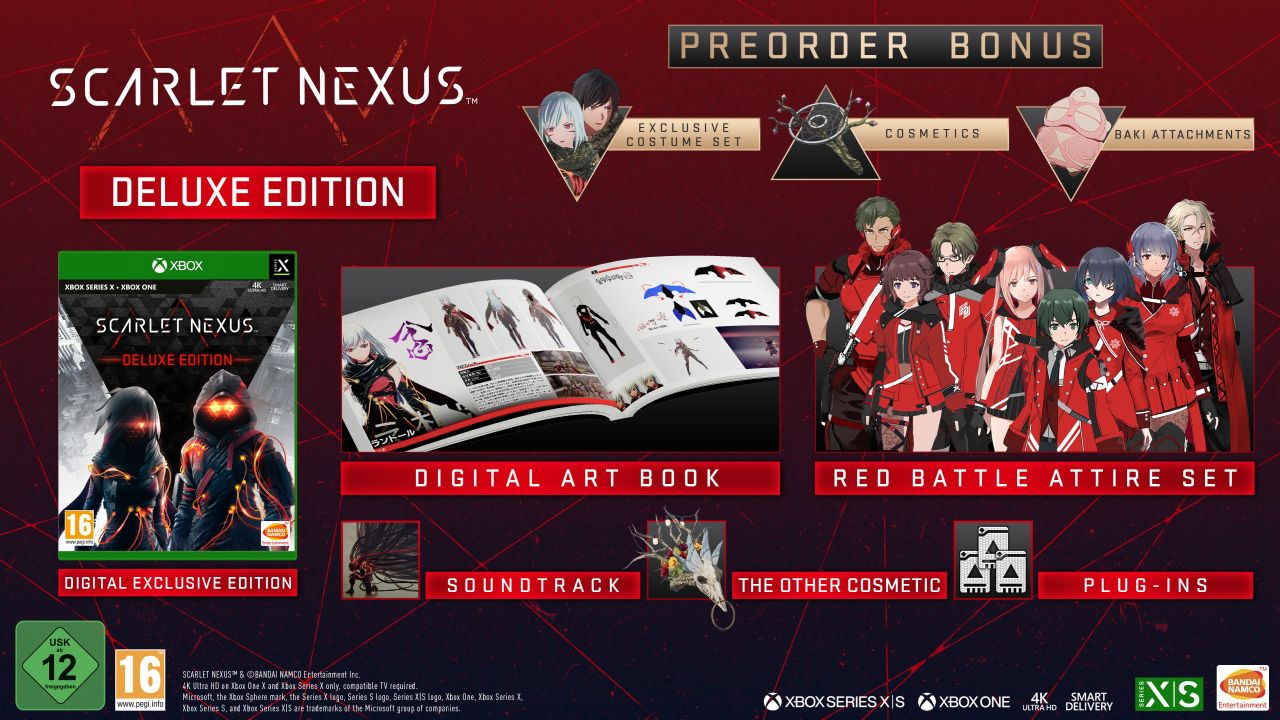scarlet nexus deluxe edition scarlet nexus deluxe edition