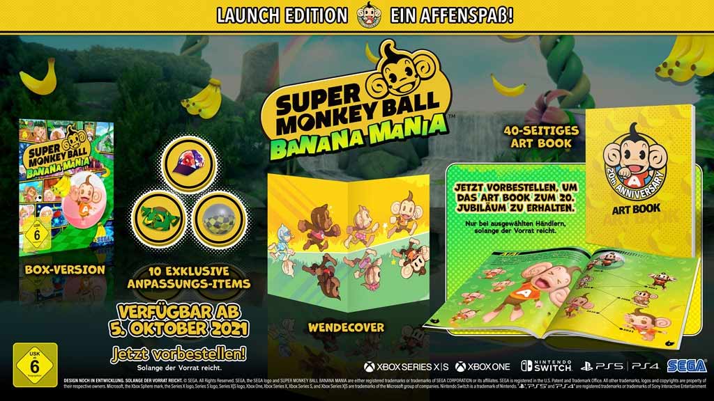 Super Monkey Ball Banana Mania - 20th Anniversary Edition