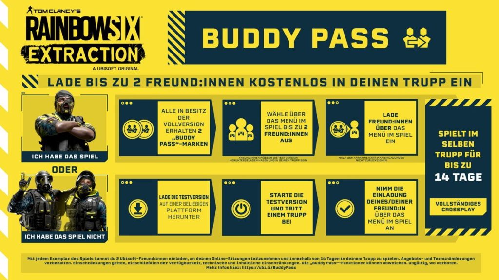 Rainbow Six Extraction Buddy Pass