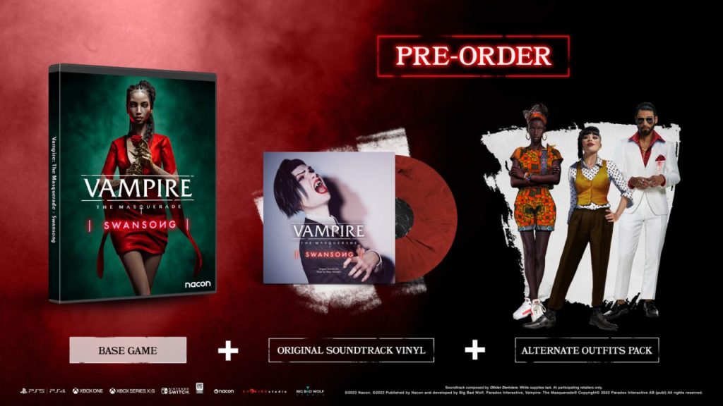 Vampire The Masquerade Swansong Preorder Vinyl