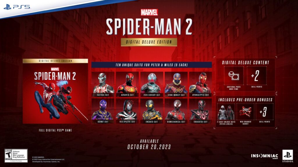 Marvel’s Spider-Man 2 - Digital Deluxe Edition