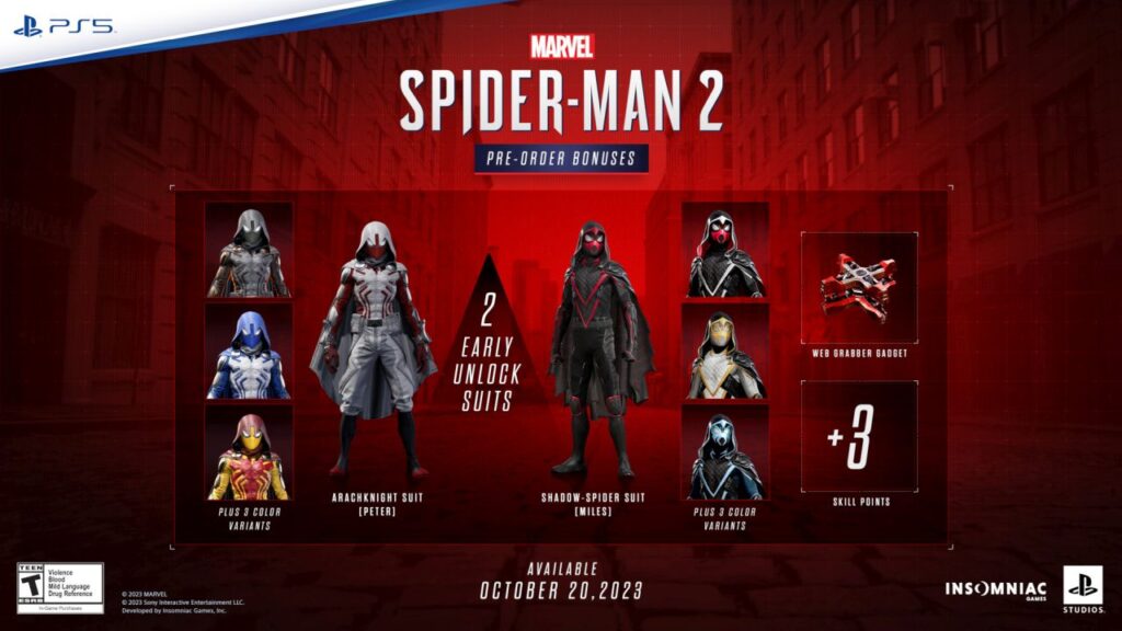 Marvel’s Spider-Man 2 – Preorder Bonus
