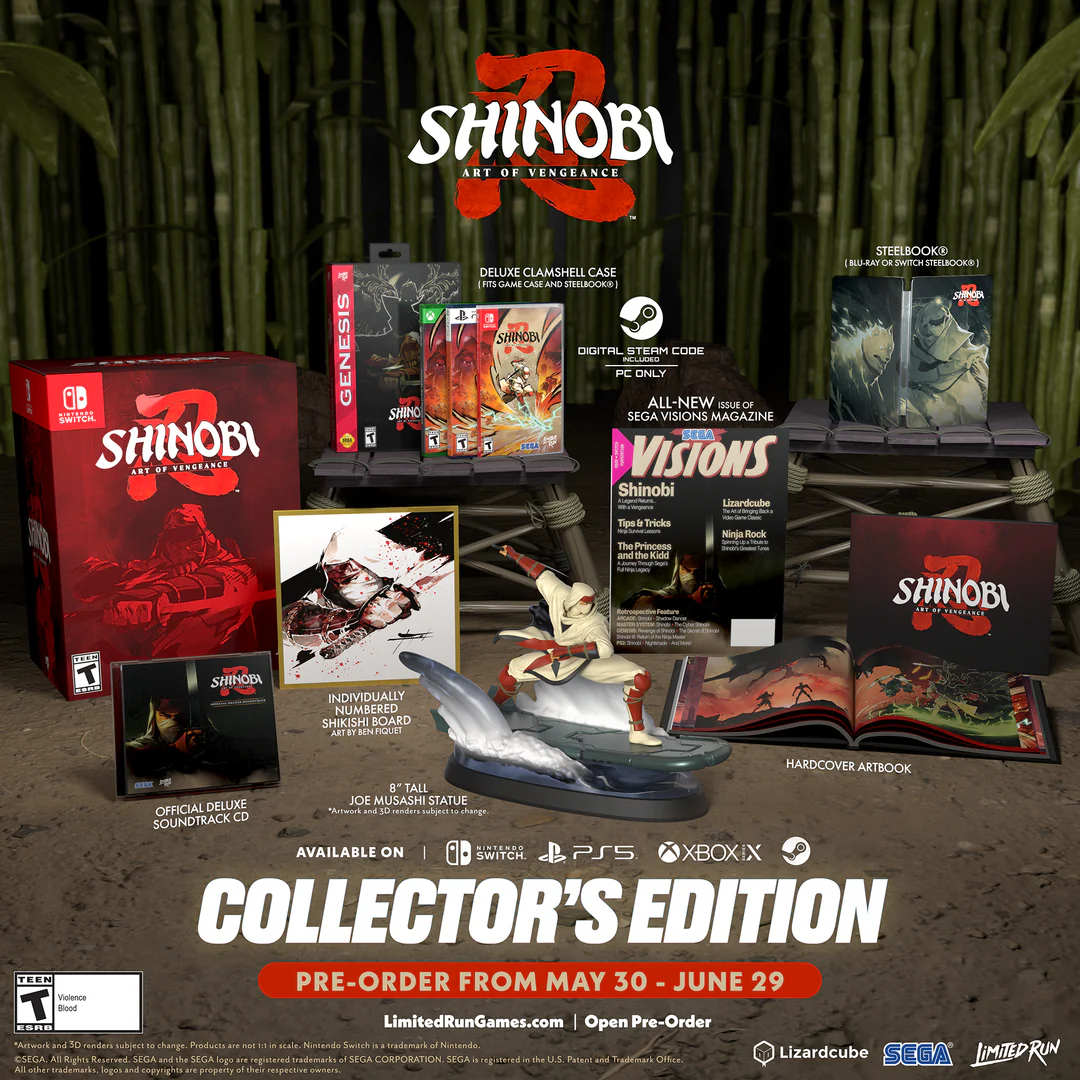 SHINOBI: Art of Vengeance – Collector’s Edition